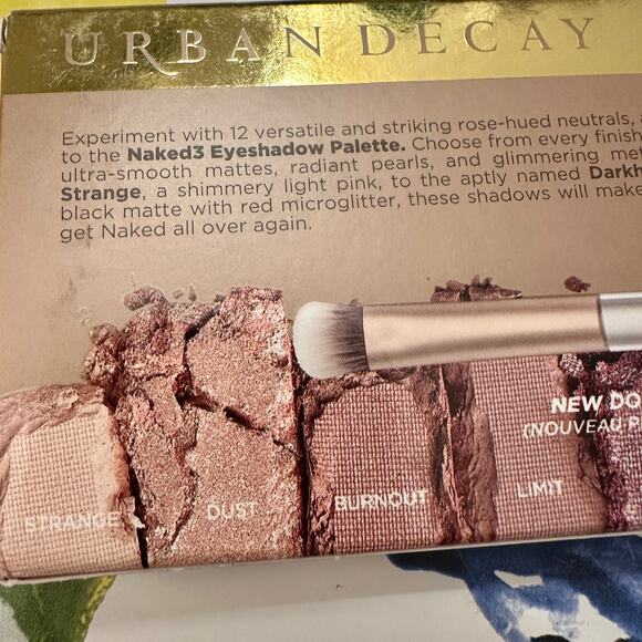 NEW URBAN DECAY Naked3 Soft Pink Eyeshadow Palette - Picture 6 of 14